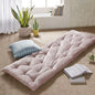 Intelligent Design Edelia Foldable Poly Chenille Light Weight Lounge Floor Pillow Cushion Tufted Seat for Meditation, Game Playing, Yoga, Reading with Travel Wrap, 74x27", Blush - color: Blush