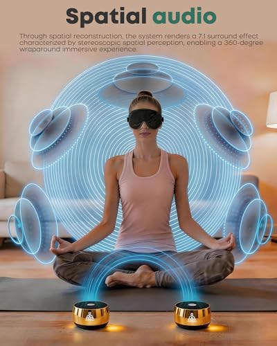 M3 Zen Frequency Sound Machine | Portable Meditation Chime for Deep Calm, Anxiety Relief & Sleep Aid | Screen-Free Alternative to Kinetic Sand Art | Includes Carry Bag - color: Gold