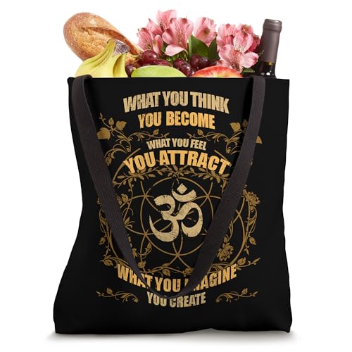Yoga Zen Meditation Buddha Namaste Buddhist Spiritual Tote Bag