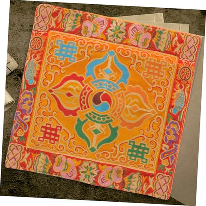 NUOBESTY Buddha Table Cloth Buddhist Embroidery Handmade Brocade for Zen Book Wrapping Temple Supply