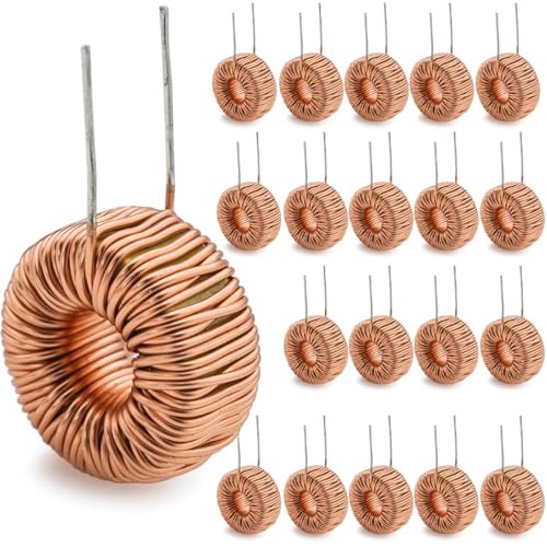 20Pcs 470uH 2.3A Toroidal Inductor, Copper Wire Wound Suitable for DIY Electronic Circuits, Switching Power Supply and Filter Circuits - style: 470uH 2.3A