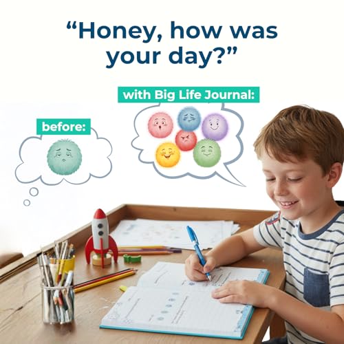 Big Life Journal – Daily Journal for Kids (Ages 5–11) – Guided Growth Mindset Workbook with Daily Prompts & Activities to Build Confidence, Gratitude & Positive Thinking – Gift for Boys & Girls (Green) - color: Green