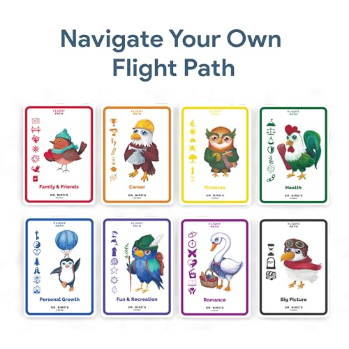 Dr. Bird's Cards – Flight Path: Authentic Relating Deck | Your Self-Help Companion for Growth, Mindfulness & Self-Love | Great for Journaling, Meditation & Therapy