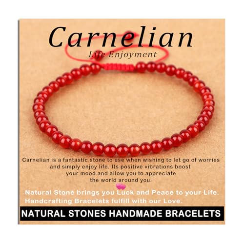 AD Beads Handcrafted Beaded Macrame Bracelet Stylish Customizable Jewelry for Men and Women Protection Healing Gemstone for Balance Wellness Positive