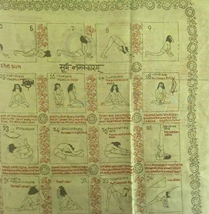 OMA® Yoga Prayer Shawl Wrap Soft Cotton Yoga Posture Asana Pose Hatha Scarf - Large Size