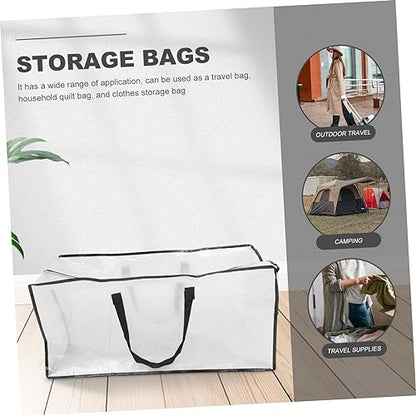 BESPORTBLE Capacious Storage Bag for Moving Travel and Household Quilt Bag Smooth Zipper
