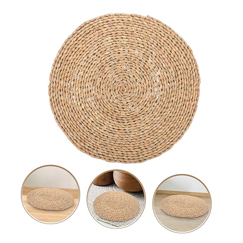 Elegant Meditation Pillow Yoga Seating Mat Handmade Craftsmanship Woven Floor Cushion for Home