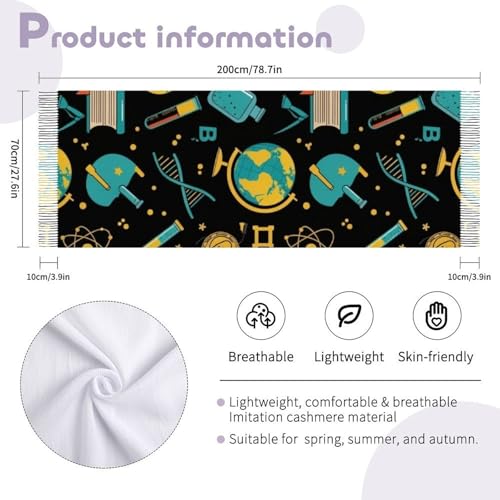 Ladies Warm Autumn Scarf Pashmina Wraps Shawl Winter Cozy - color: Picture (363)