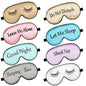 8 Pieces Funny Sleep Mask Silk Eye Mask with Adjustable Strap Soft Cute Blackout Blindfold Eye Cover for Women Men Full Night's Sleep, Travel, Nap, Meditation(Elegant Colors) - color: Elegant Colors