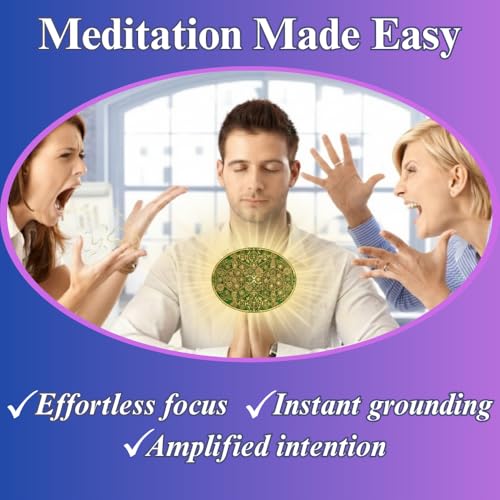 Portal Plate - Meditation Enhancement Tool with Consciousness Tracking - Sacred Geometry Device for Deep Spiritual Practice & Awareness Expansion - Includes Free App 5.75"×4.25"