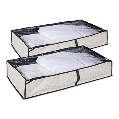 DII Breathable Closet Soft Storage Bag, Damask, Chest Size - color: Damask, style: Chest Size