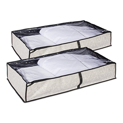 DII Breathable Closet Soft Storage Bag, Damask, Chest Size - color: Damask, style: Chest Size
