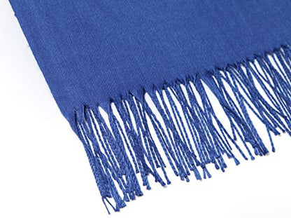 Cindy & Wendy Pashmina Shawls and Wraps Scarf for Women Soft Large Winter Shawl for Evening Dress Wedding Party - color: Royal