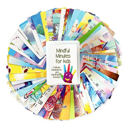 Mindfulness, Meditation and Affirmations Activity Cards for Kids and Teens - in 5 Minutes or Less Daily - Loved by Teachers, Therapists and Parents as a Teaching Tool