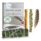 Ancient VEDA Sage Smudge Kit | Cedar, Sweetgrass, & Palo Santo Sticks Smudging Kit for Meditation, Yoga, Reiki, Home Cleansing, & Aromatherapy (Starter Kit, Cedar Sage) - color: Cedar Sage, size: Starter Kit