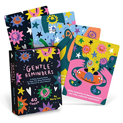 Gentle Reminders Daily Oracle Deck: To Help You Stay Grounded, Be Present & Love Deeper, 40 Positive Affirmation Cards