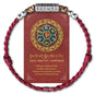yautja Tibetan Buddhist Red String Bracelet with Tibetan Silver Om Mani Padme Hum Buddhist Mantra Bracelet Handmade Braided Adjustable Amulet Spiritual Red Rope Bracelet Lucky Protection Meditation Bracelet Yoga Prayer Jewelry Gift for Women - color: Wine