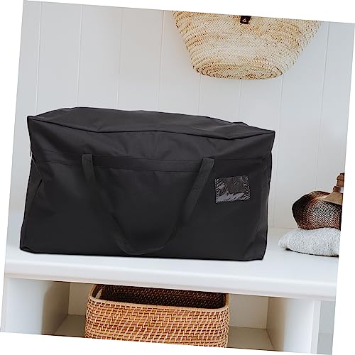 PRETYZOOM Large Waterproof Storage Bag for Bedding and Clothing Heavy Duty Oxford Cloth Luggage Bag for Moving and Organizing Comforters Pillows and Laundry