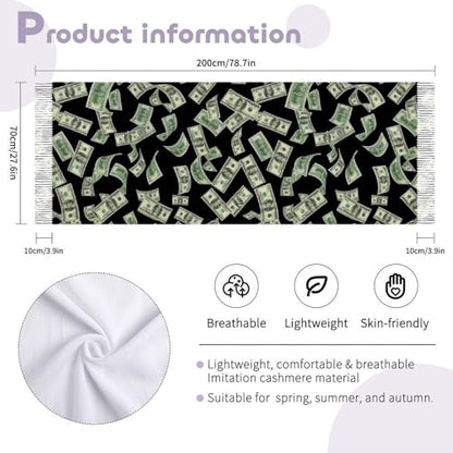 Big Oversized Long Scarves Pashmina Shawl Wrap Women gifts - color: Picture (655)