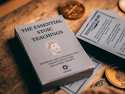 STOIC STORE UK Stoic Cards - Daily Stoic Journal Prompts - Daily Stoicism Reflections - Stoic Philosophers Quotes and Wisdom - Perfect for The Practicing Stoic