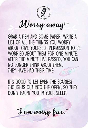 Sleep Tight Cards – 45 Meditation and Mindfulness Cards - Calm Down and Relax & Relief Stress and Anxiety - Self Care, Therapy & Counseling Tool