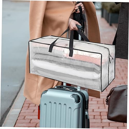 LIFKOME 1pc Heavy Duty Storage Bag for Moving Travel Comforter Packing Tote Handles Capacity Multi-purpose Organizer for Home Outdoor Use