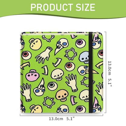 Mifuner Small Square 5x5 80gsm Mini Notebooks Blank Pages Sketchbooks Travel Journal Pocket Hardcover Paint Writing Notebook Blank Diary Memo Planner Sketchbook Fabric Cover, Bone - color: Cloth-Bone