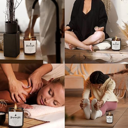 Mancheng-zi Namaste Candle - Yoga & Meditation Gift for Women, Spiritual Room Decor