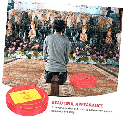 Cabilock Handmade Meditation Seat Cushion Yoga Meditation Cushion Prayer for Buddhism Decor