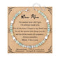 JoycuFF 𝗚𝗶𝗳𝘁𝘀 𝗳𝗼𝗿 𝗪𝗼𝗺𝗲𝗻 𝗠𝗼𝗼𝗻𝘀𝘁𝗼𝗻𝗲 𝗕𝗿𝗮𝗰𝗲𝗹𝗲𝘁 Amazonite Colorful Imperial Jasper Stainless Steel Beads Bracelets, Graduation Christmas Valentines Mothers Day Birthday Gifts - style: Mom Gifts-Amazonite