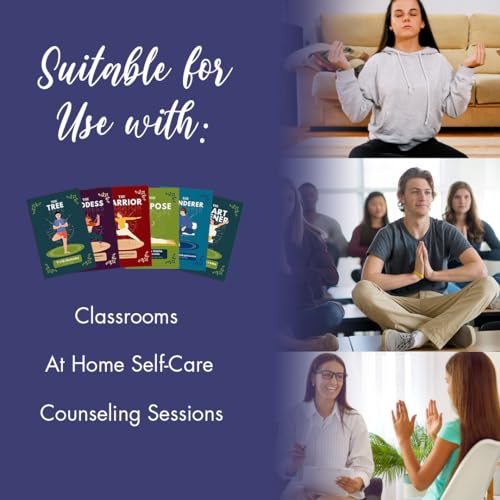 Self-Care Yoga Deck - Supports Mood and Self-Esteem - Boosts Energy Levels - Improve Focus and Concentration - (Teen) - style: Teen Generation