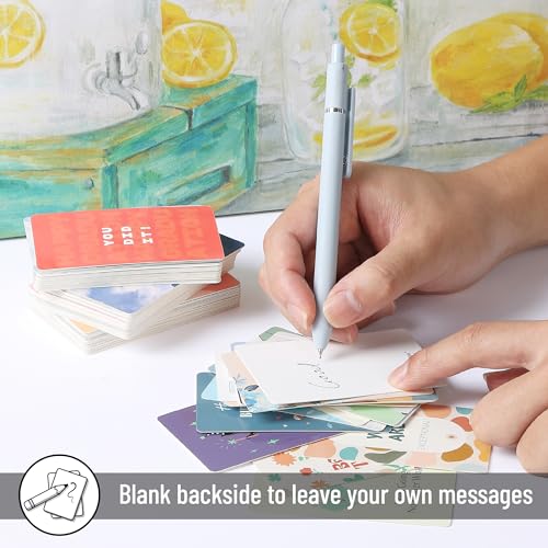 Mr. Pen- Encouragement Cards, 100 pcs, Inspirational Cards, Motivational Cards, Inspirational Note Cards, Motivational Quote Cards, Kindness Cards, Inspirational Quote Cards Bulk - color: Retro Rainbow