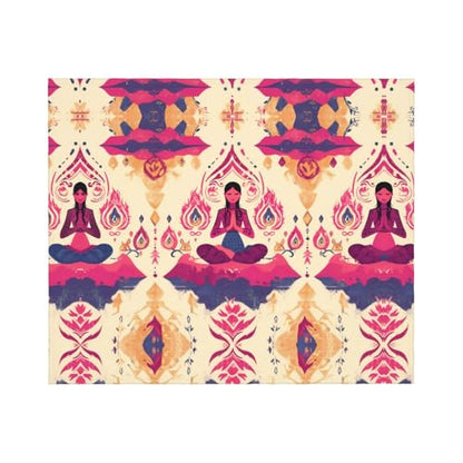 Yoga Meditation Prints Blankets Throws - Lightweight Warm Comfortable Soft Durable Home Practical Rest Outdoor