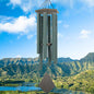 Wind Chimes Outdoor Large Deep Tone, 44 Inches Sympathy Wind Chimes Tuned Soothing Melody, Memorial Wind-Chime with 6 Heavy Tubes for Outside Decoration, Garden/Yard. Green - size: 44"GR