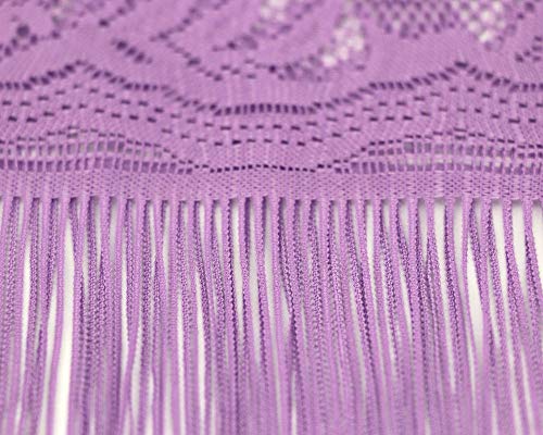 RIIQIICHY Shawls and Wraps for Evening Dresses Scarfs for Women Pashmina Wedding Formal Shawl - color: Purple