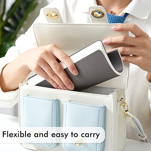 8 Pack Soft Cover Journal Bulk, Feela Notebooks College Ruled for Work, Lined Travel Journal for Women Men, Note Taking Notebook School Supplies Business Writing, 8.2” x 5.5”, A5, Gray - color: 8 Gray