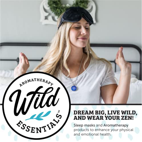 Wild Essentials Owl of Athena Essential Oil Diffuser Necklace Gift Set with Inner Calm & Relax Oils – Nickel Free Alloy Pendant with 8 Color Pads – USA Made Oils & Perfume Necklace – Family Company - color: Silver Owl, size: 2 Oils