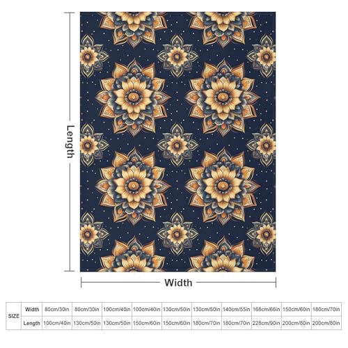 Yoga Meditation Lotus Throw Blankets Blanket Super Soft Warm Bed Blanket Couch Decorative Throw Blankets Living Room Dorm