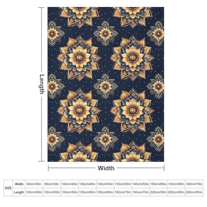 Yoga Meditation Lotus Throw Blankets Blanket Super Soft Warm Bed Blanket Couch Decorative Throw Blankets Living Room Dorm