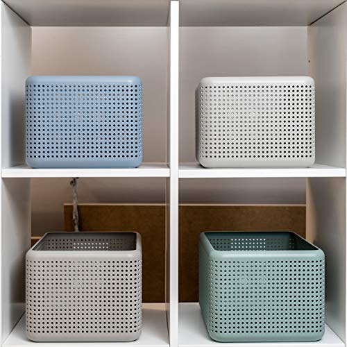 Rotho Storage Box Without lid 13 l, Plastic (PP) BPA-free, Green, 13l (32,6 x 23,8 x 18,8 cm) - color: Green