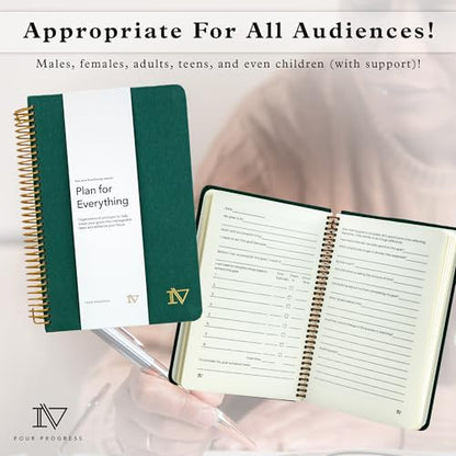 Plan for Everything: Repeatable ADHD Productivity Task Tracker for Adults and Students, Improved Executive Functioning, Enhance Focus & Organization, Women and Men, Achieve Goals - style: ADHD Productivity Task Tracker