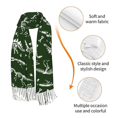 Supdreamc Cashmere Feel Scarf Soft Women Warm Cozy Scarves Multiple Colors - color: Picture (178)