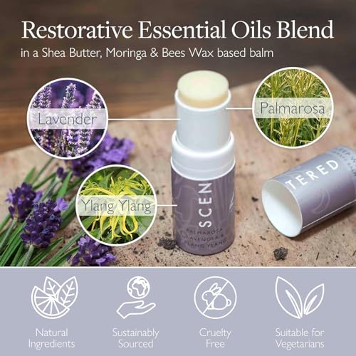 Scentered Sleep Essentials Travel Sleep Gift Set - Aromatherapy Sleep Well Balm, Luxury Silk Eye Mask & Ear Plugs for Sleeping - Lavender Essential Oil Blend - Self-Care Gifts for Women - size: Eye Mask, Travel Balm & Ear Plugs in Travel Pouch