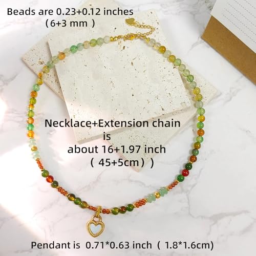 Crystal Pendant Necklaces Healing love Women's Men's choker Obsidian Tiger eye White Crystal Black Gold waterproof dainty Charm stackable statement Cute Stone necklace Unisex - style: PeacockAgate
