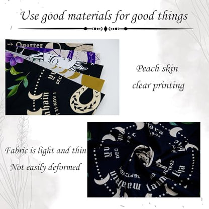 Knana Tarot Altar Cloth Mat - Silk for Reading - Witchcraft Accessories - Tarot Card Bag (Black Snake) - color: Black Snake