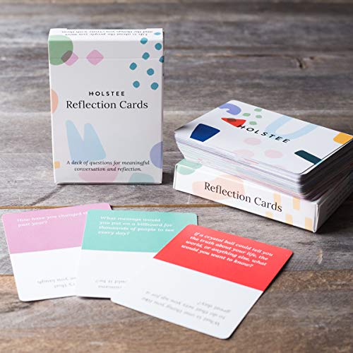 Holstee Family Bundle: Reflection, Kids Reflection & Gratitude Decks | 3-Pack for Meaningful Conversation