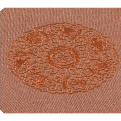 Round Meditation Cushion Mat Set with Washable Premium Cotton Linen Cover, Larger Thick Yoga Mat Bolster Floor Pillows Seating for Adults Upgraded Meditation Accesso grey-70 * 4cm - color: Gray