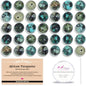 AD Beads 8mm Natural Round Loose Beads 110 Pieces, for Making 108 Mala Prayer Beads Necklace, Bracelet & Yoga Meditation, Jewelry Design (African Turquoise) - color: African Turquoise, size: 8mm-110pcs