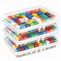3 Pack Clear Hard Shell Zipper Case (M,M,M), 1.2mm Crush-Proof Transparent Storage Pouches, Hard Plastic Packing Cubes & Organizer Bags for Travel, Pencil, Cosmetics, Toiletry, Toys Storage - size: 3 Pack(M,M,M)