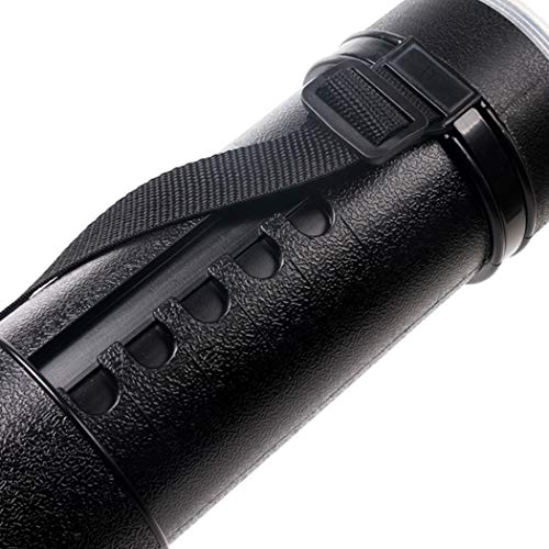 CALPALMY 2-Pack Extendable Poster Tubes Expand from 24.5” to 40” with Shoulder Strap | Carry Documents, Blueprints, Drawings and Art | Black Portable Durable Round Storage Cases with Lids and Labels